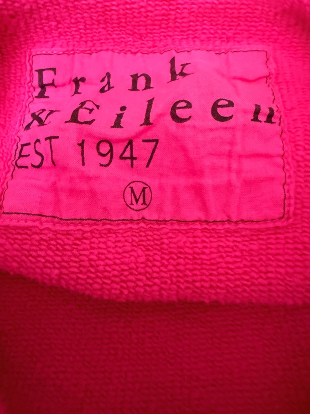 NWT Frank and Eileen M Effie triple Terry in vibrant pink color - Picture 3 of 5
